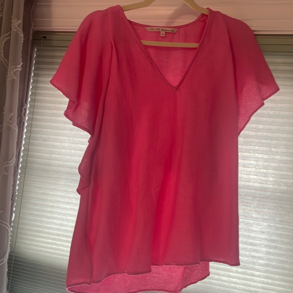 Rachel Roy Gorgeous Pink Top Large